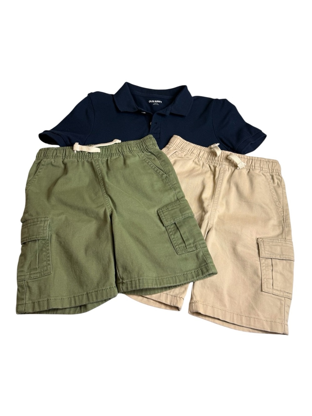 Boys Cargo Shorts & Polo Shirt 3 Piece Bundle 6